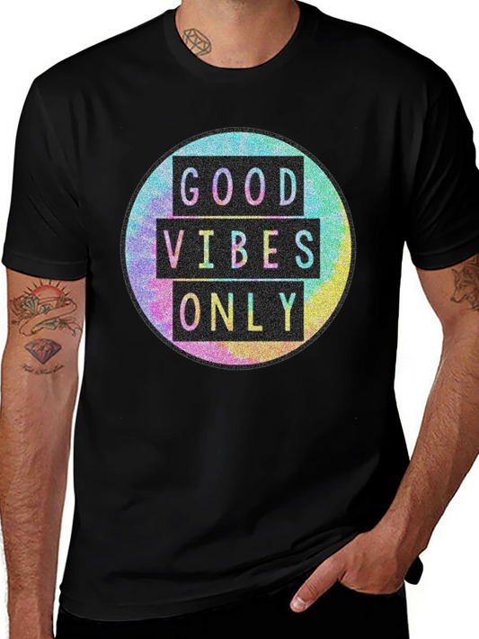 Good Vibes Only Graphic Tee - Trendy Casual Shirt