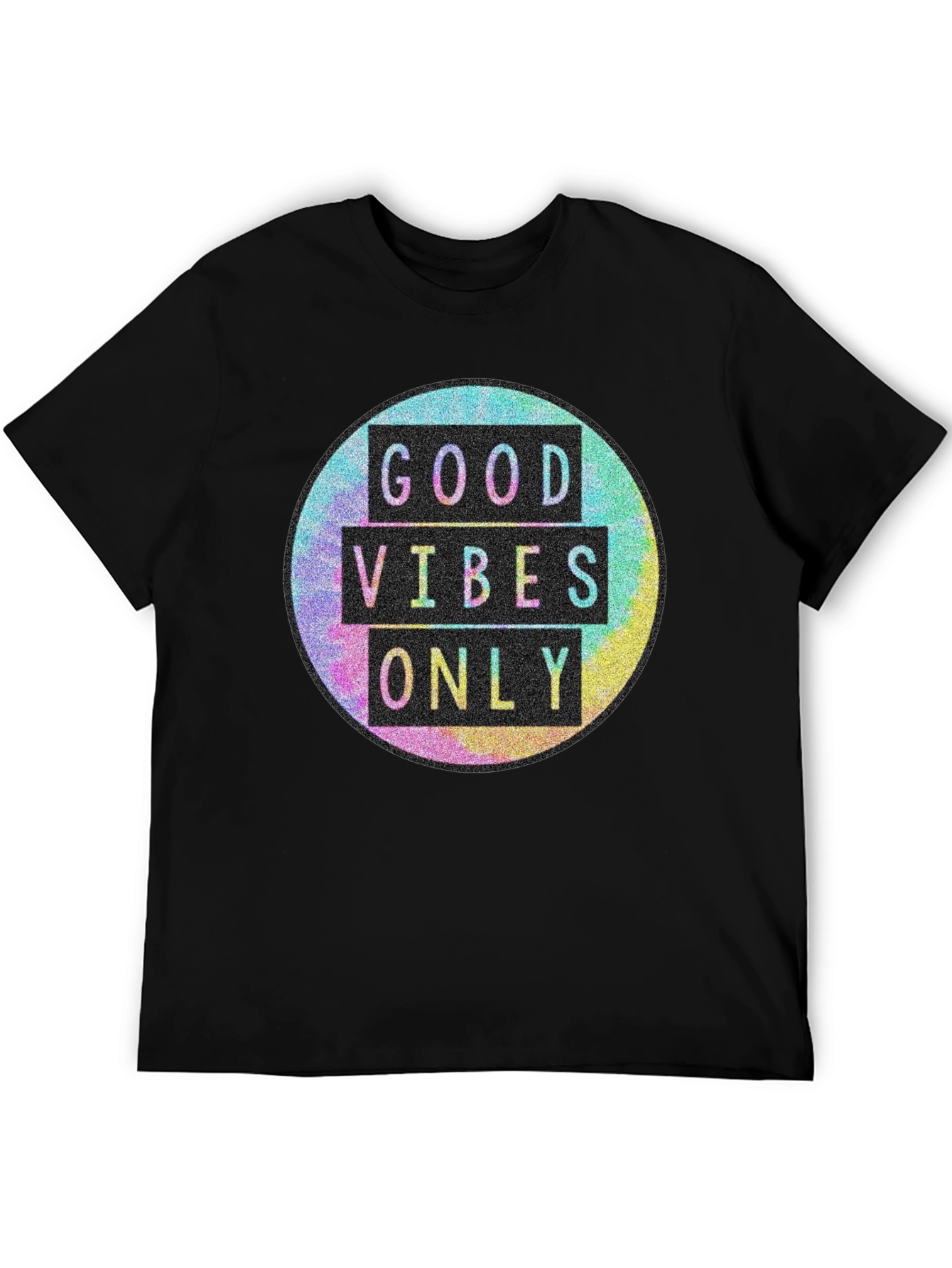 Good Vibes Only Graphic Tee - Trendy Casual Shirt