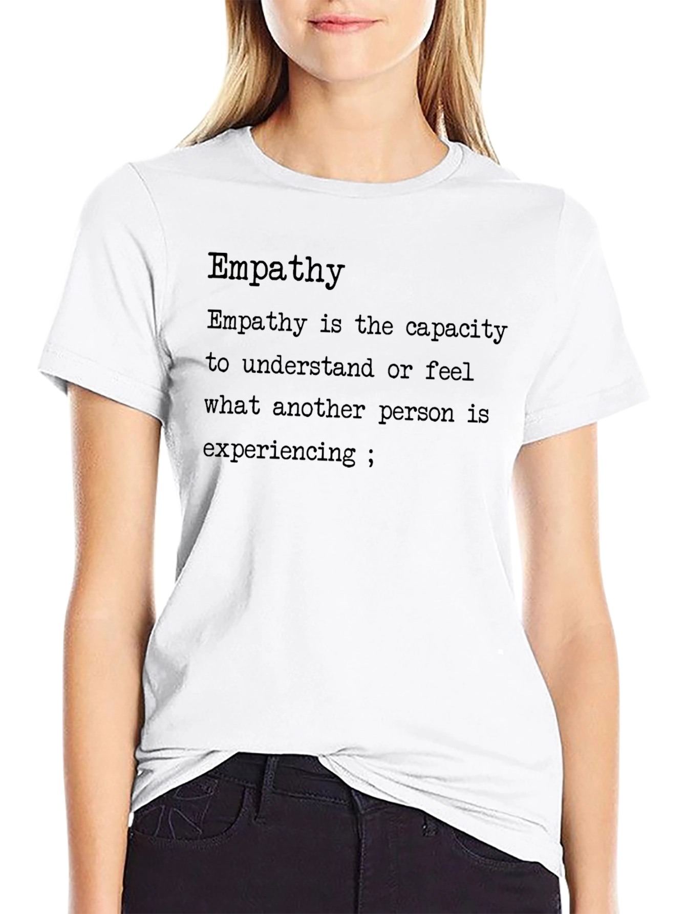 Empathy Definition Black T-Shirt