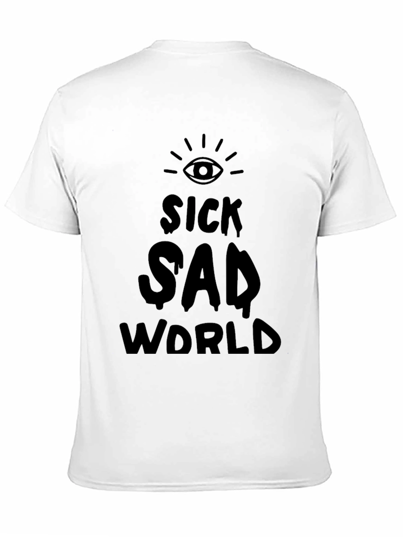 Sick Sad World Graphic T-Shirt - Black