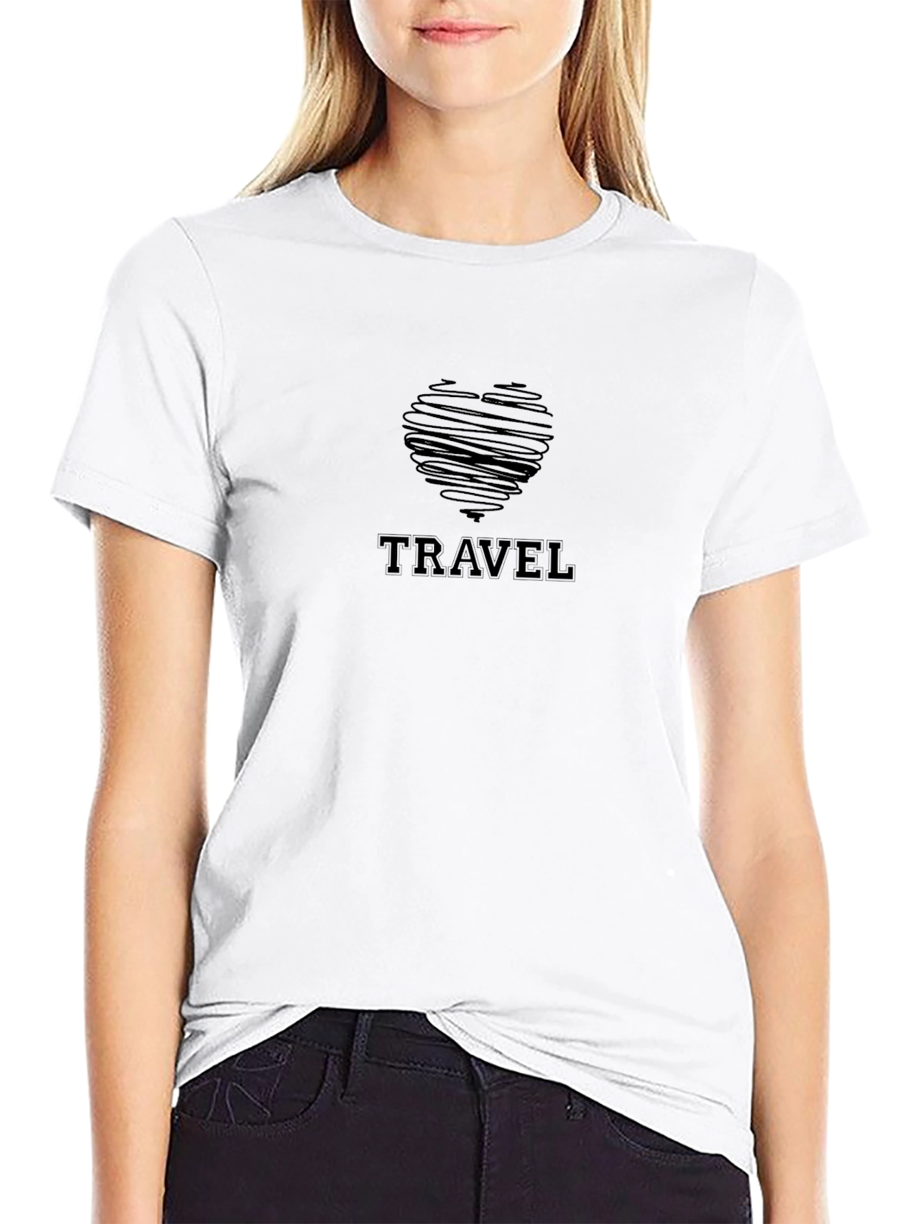 Travel Heart T-Shirt - Stylish Comfort