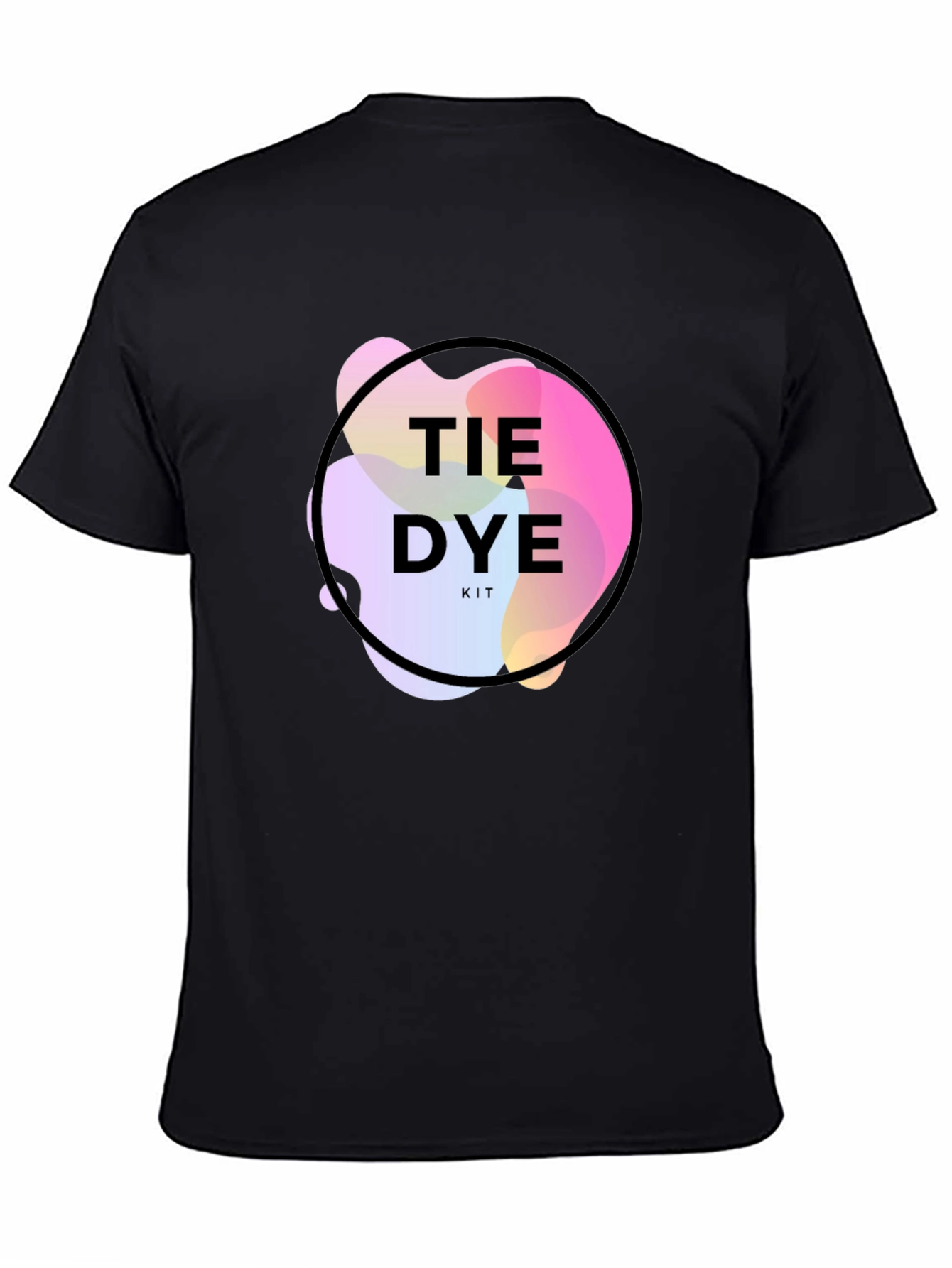 Tie Dye Kit Graphic Black T-Shirt