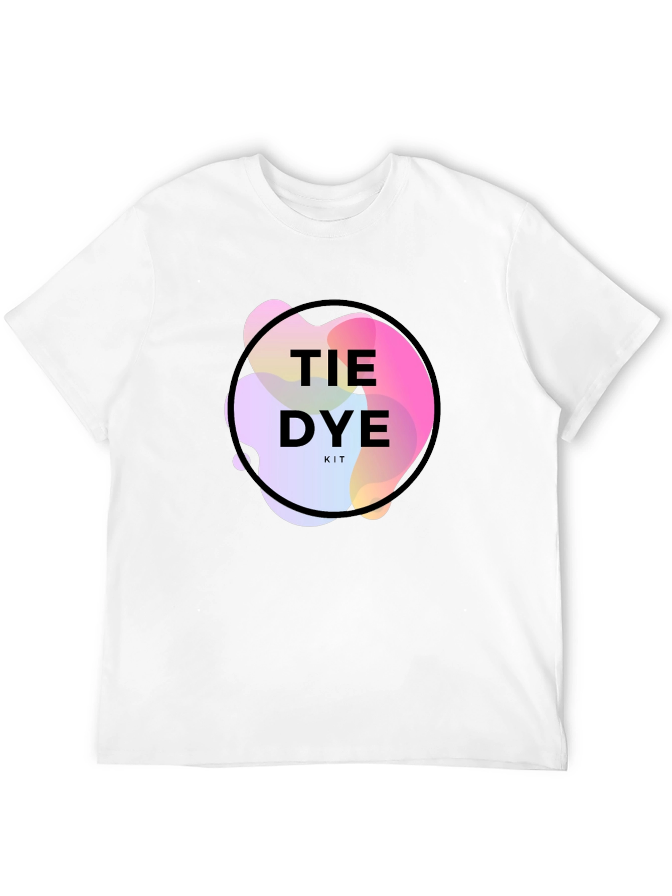 Tie Dye Kit Graphic Black T-Shirt