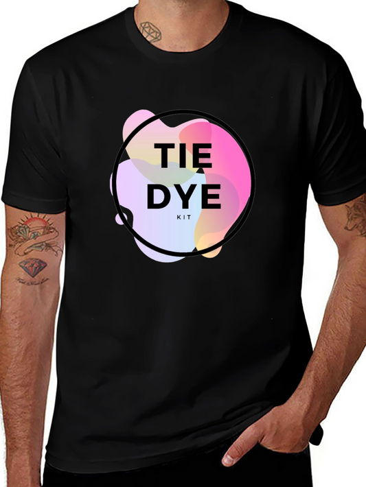 Tie Dye Kit Graphic Black T-Shirt
