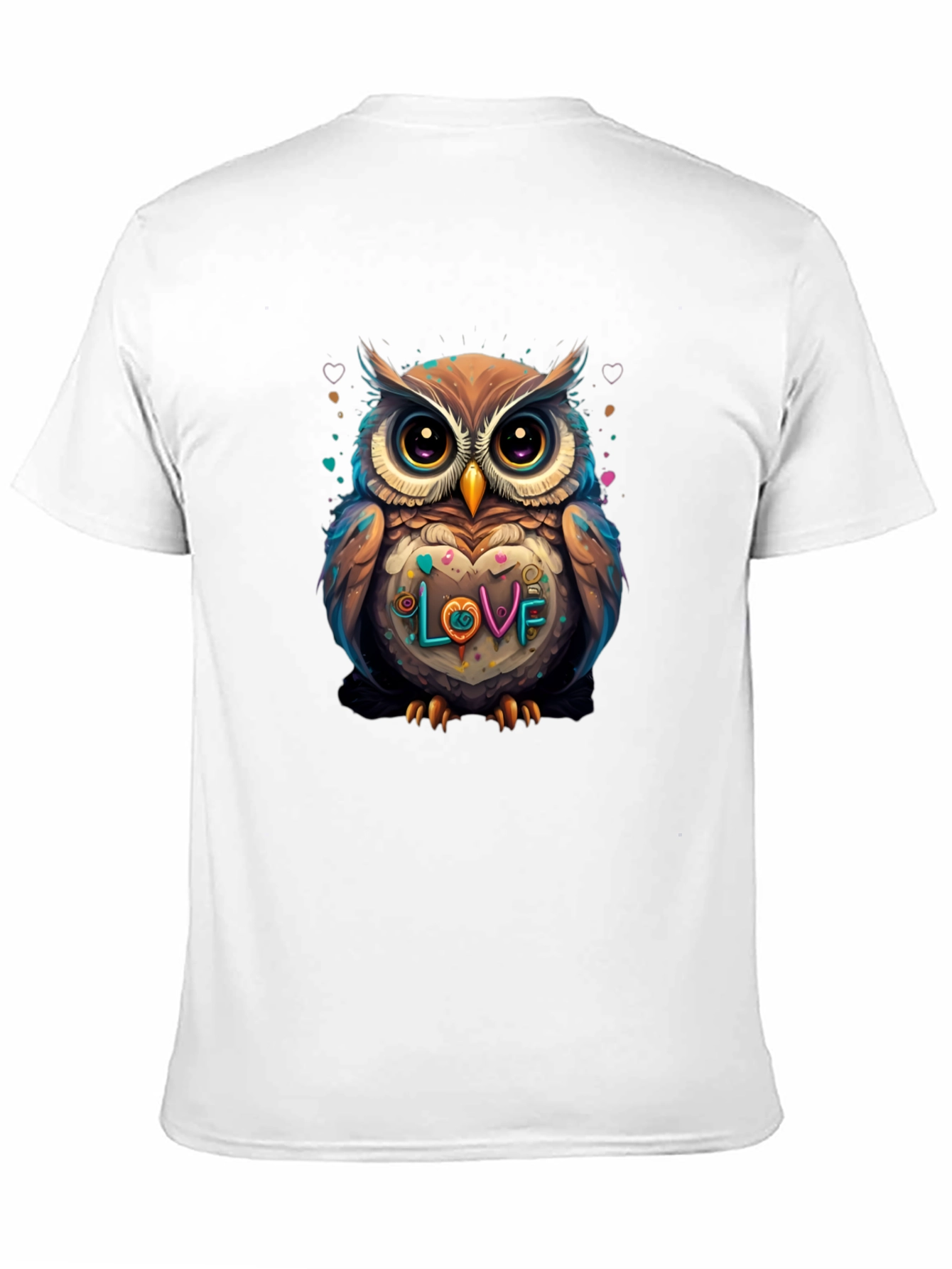 Owl Love Graphic Tee - Stylish Casual Wear