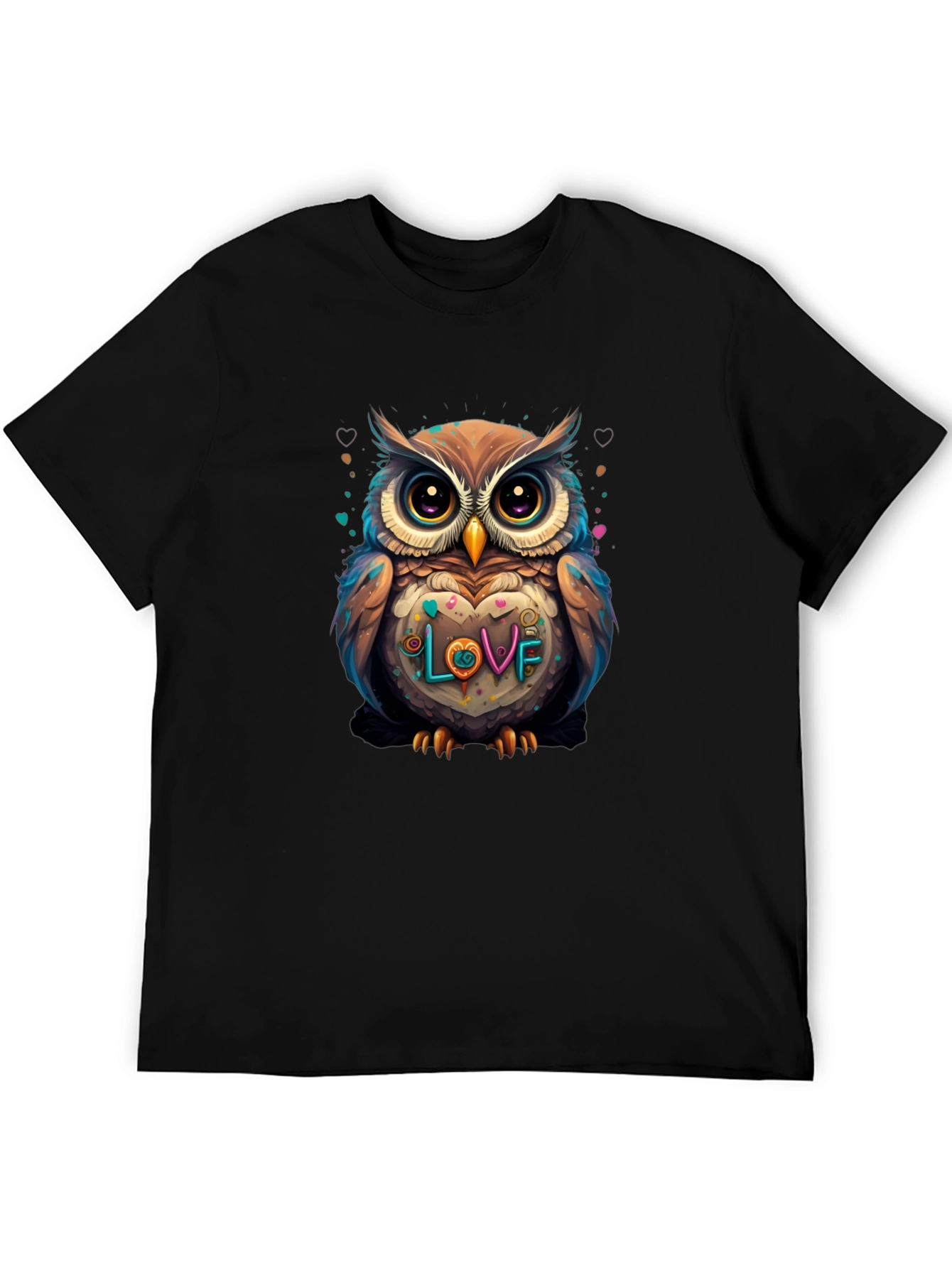 Owl Love Graphic Tee - Stylish Casual Wear