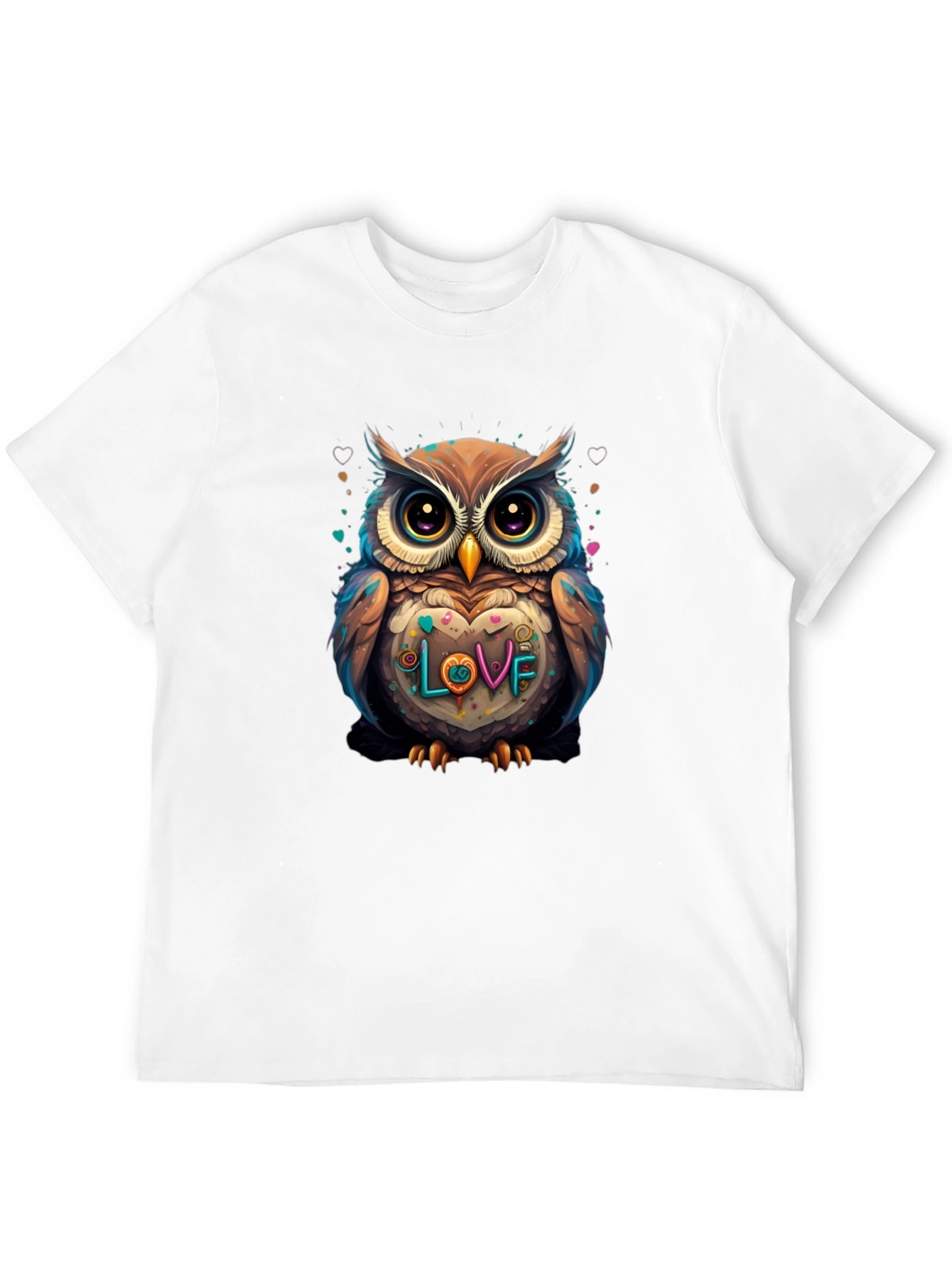 Owl Love Graphic Tee - Stylish Casual Wear