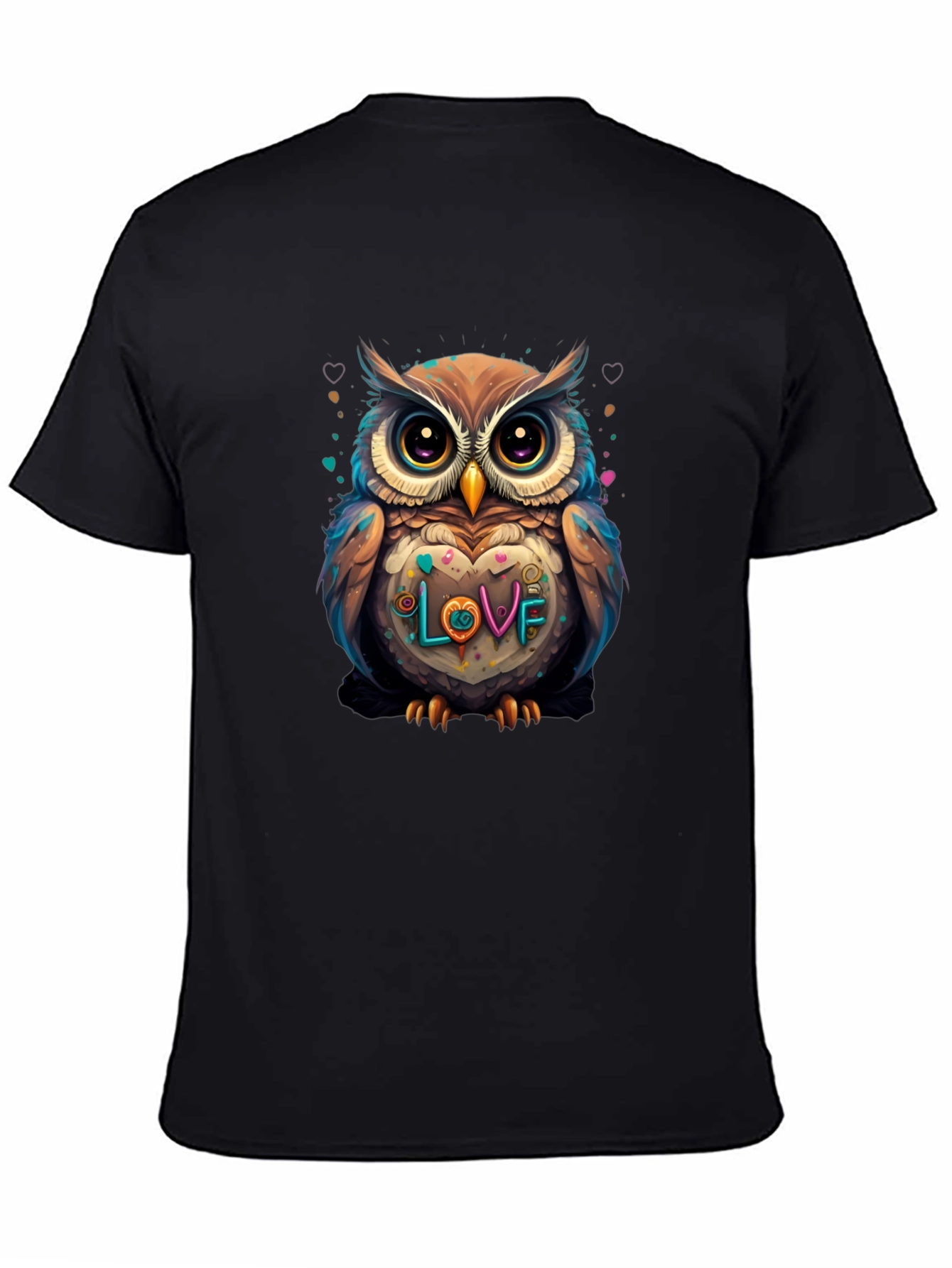 Owl Love Graphic Tee - Stylish Casual Wear