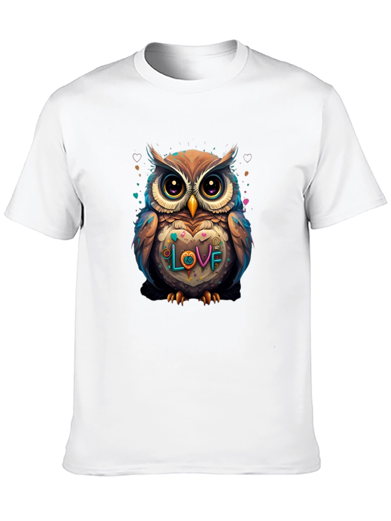 Owl Love Graphic Tee - Stylish Casual Wear