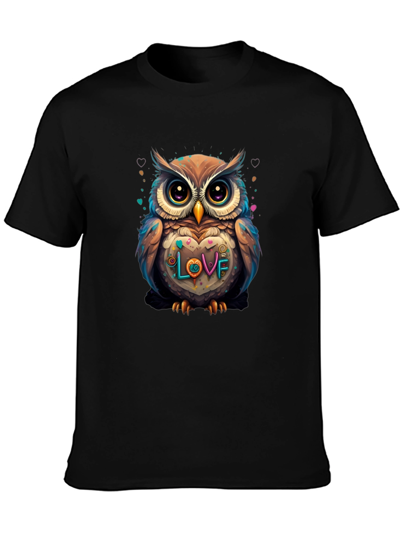 Owl Love Graphic Tee - Stylish Casual Wear