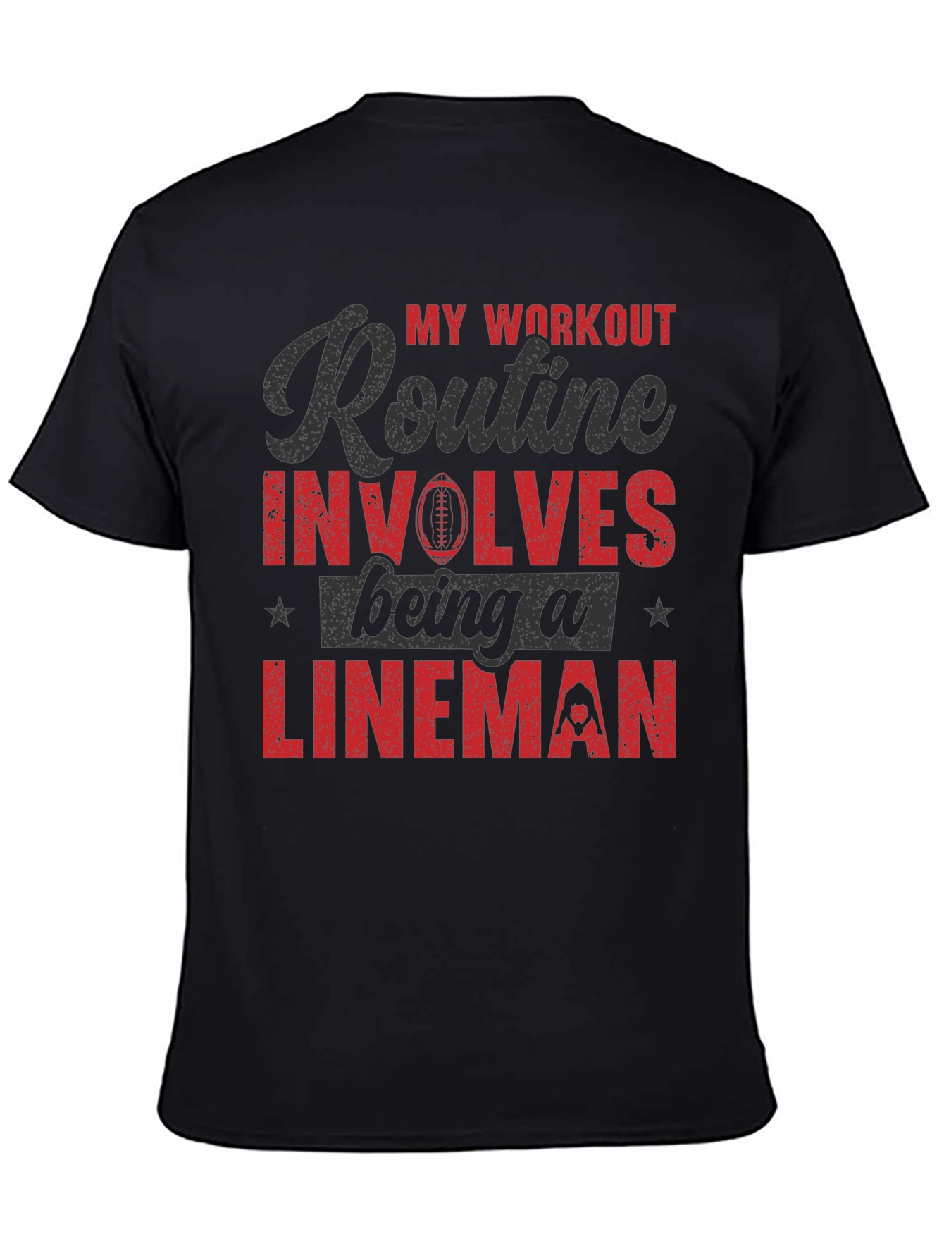 Lineman Workout T-Shirt - Football Apparel