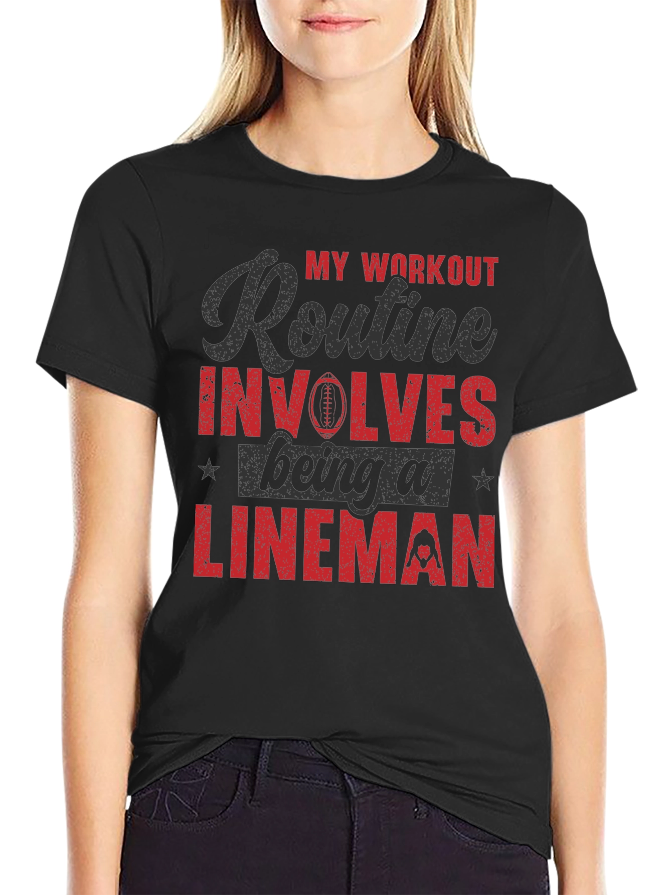 Lineman Workout T-Shirt - Football Apparel