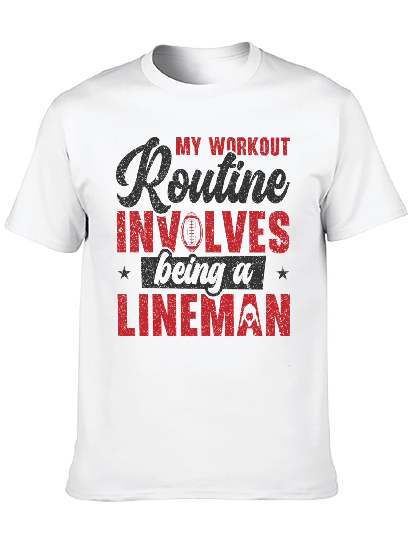 Lineman Workout T-Shirt - Football Apparel