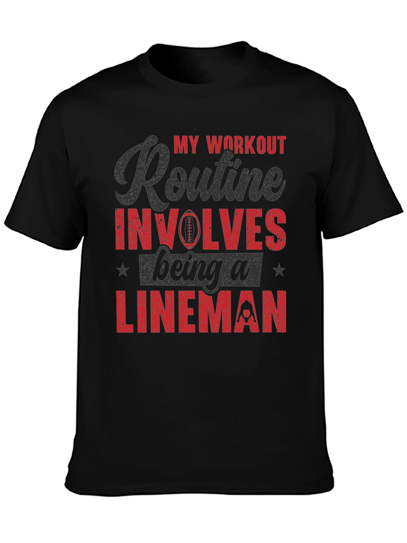Lineman Workout T-Shirt - Football Apparel