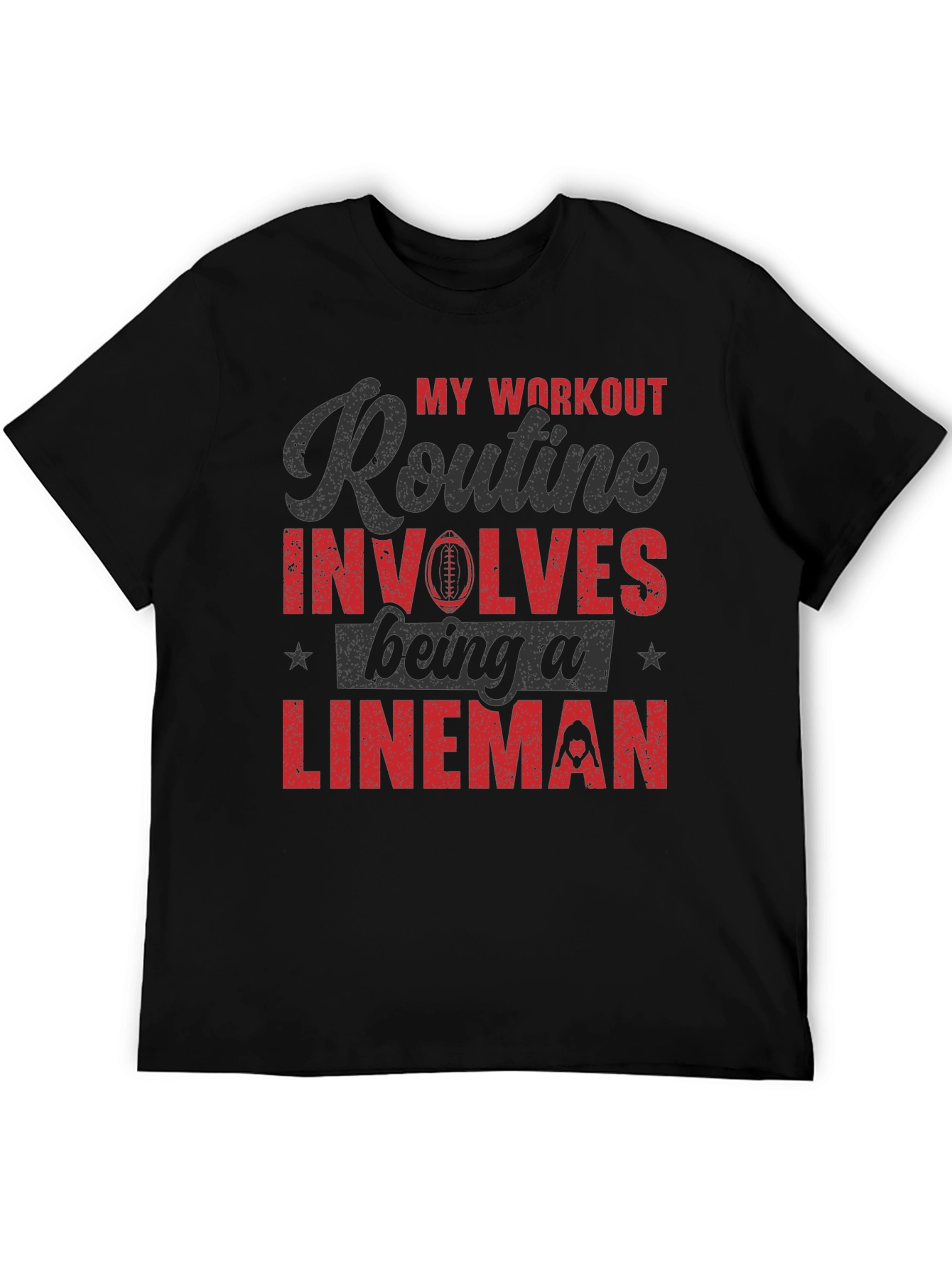Lineman Workout T-Shirt - Football Apparel