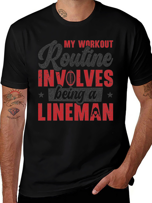 Lineman Workout T-Shirt - Football Apparel