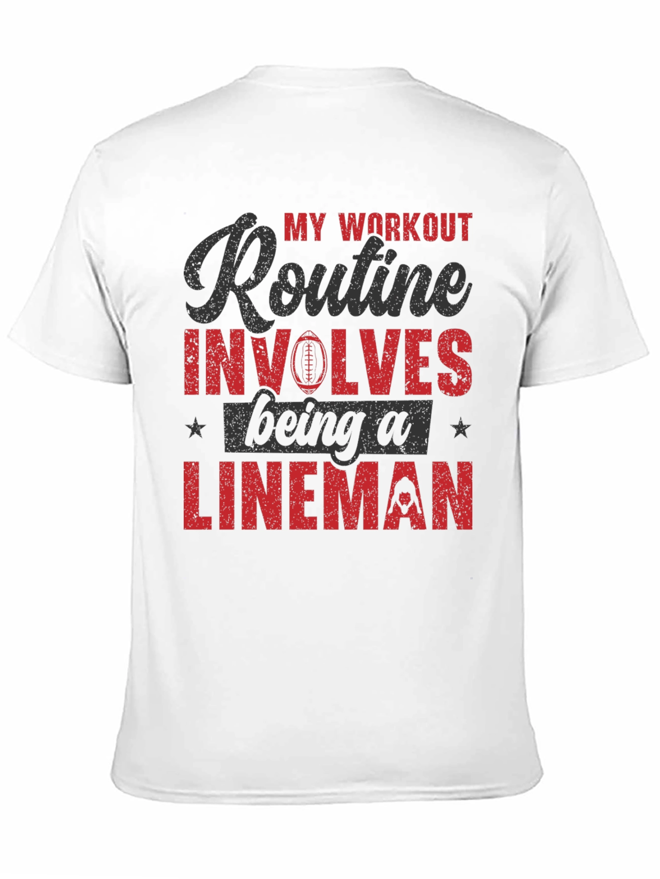 Lineman Workout T-Shirt - Football Apparel