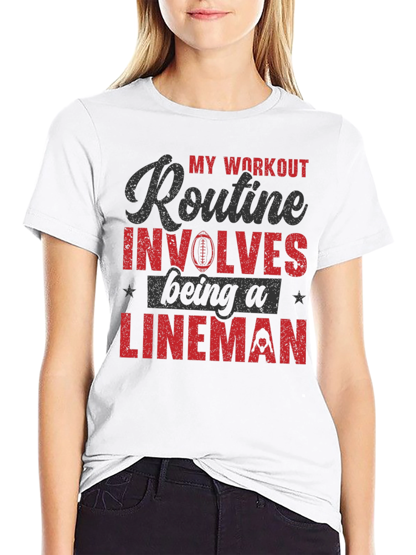 Lineman Workout T-Shirt - Football Apparel