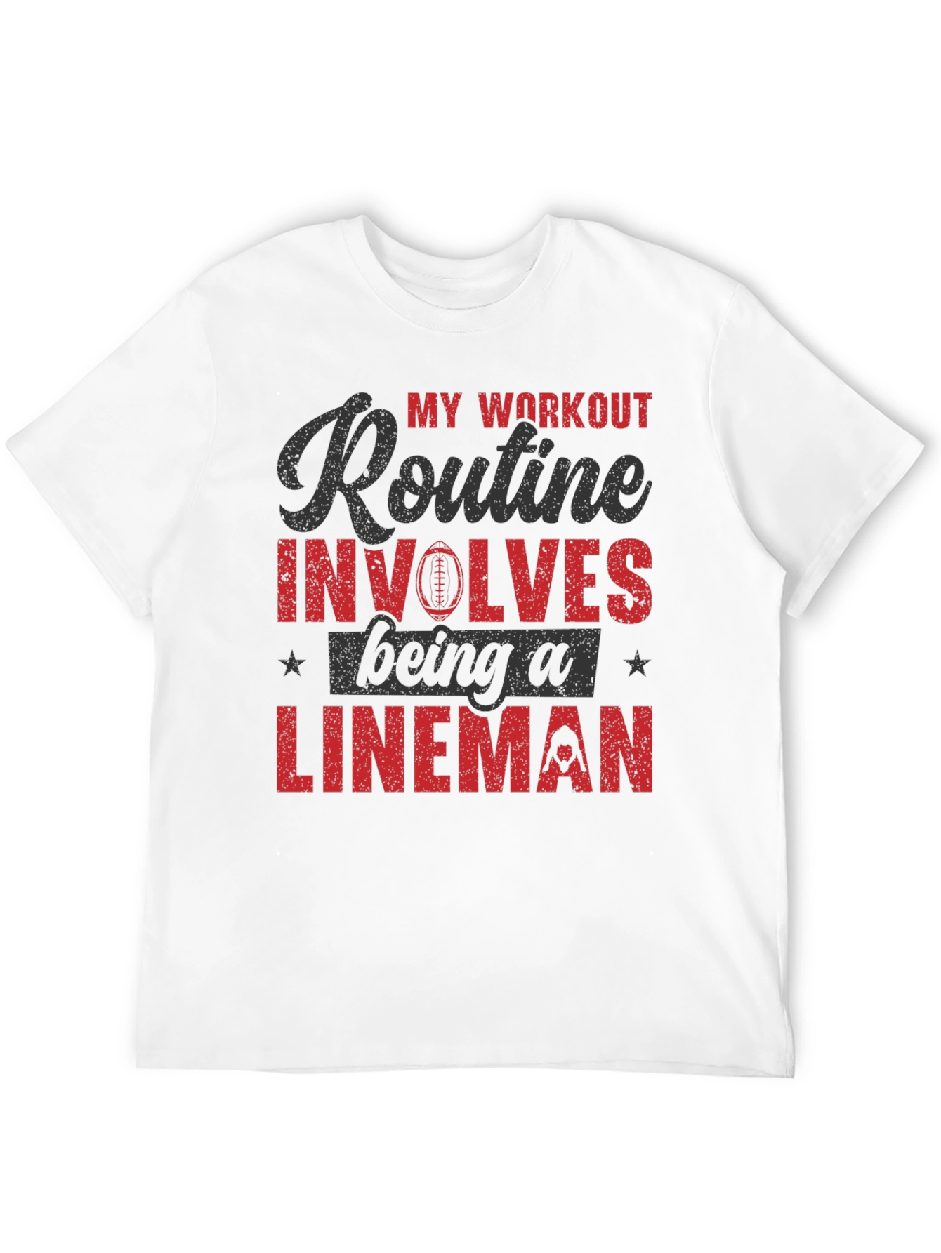 Lineman Workout T-Shirt - Football Apparel