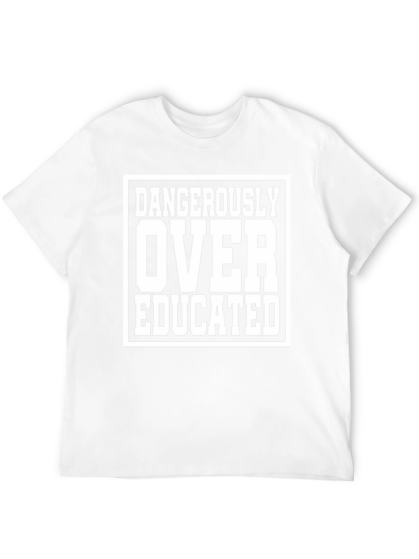 Dangerously Over Educated Black T-Shirt
