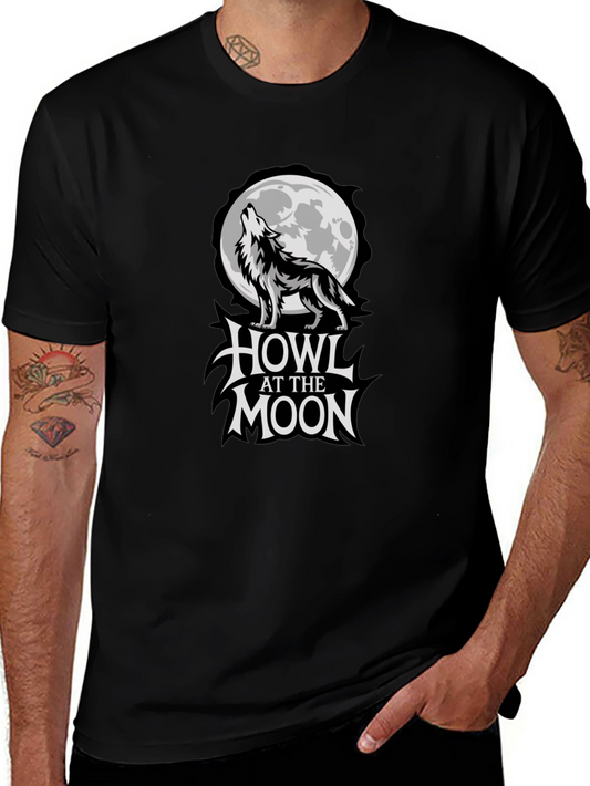 Howl at the Moon Graphic T-Shirt - Classic Black Tee