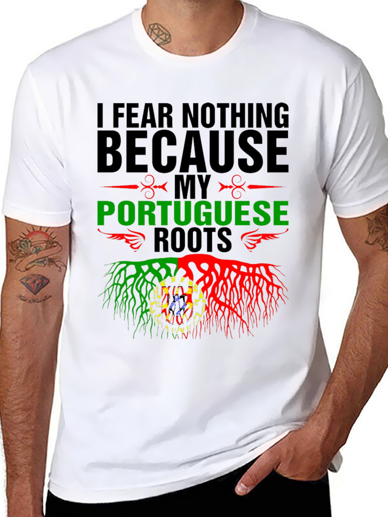 Portuguese Roots T-Shirt - I Fear Nothing