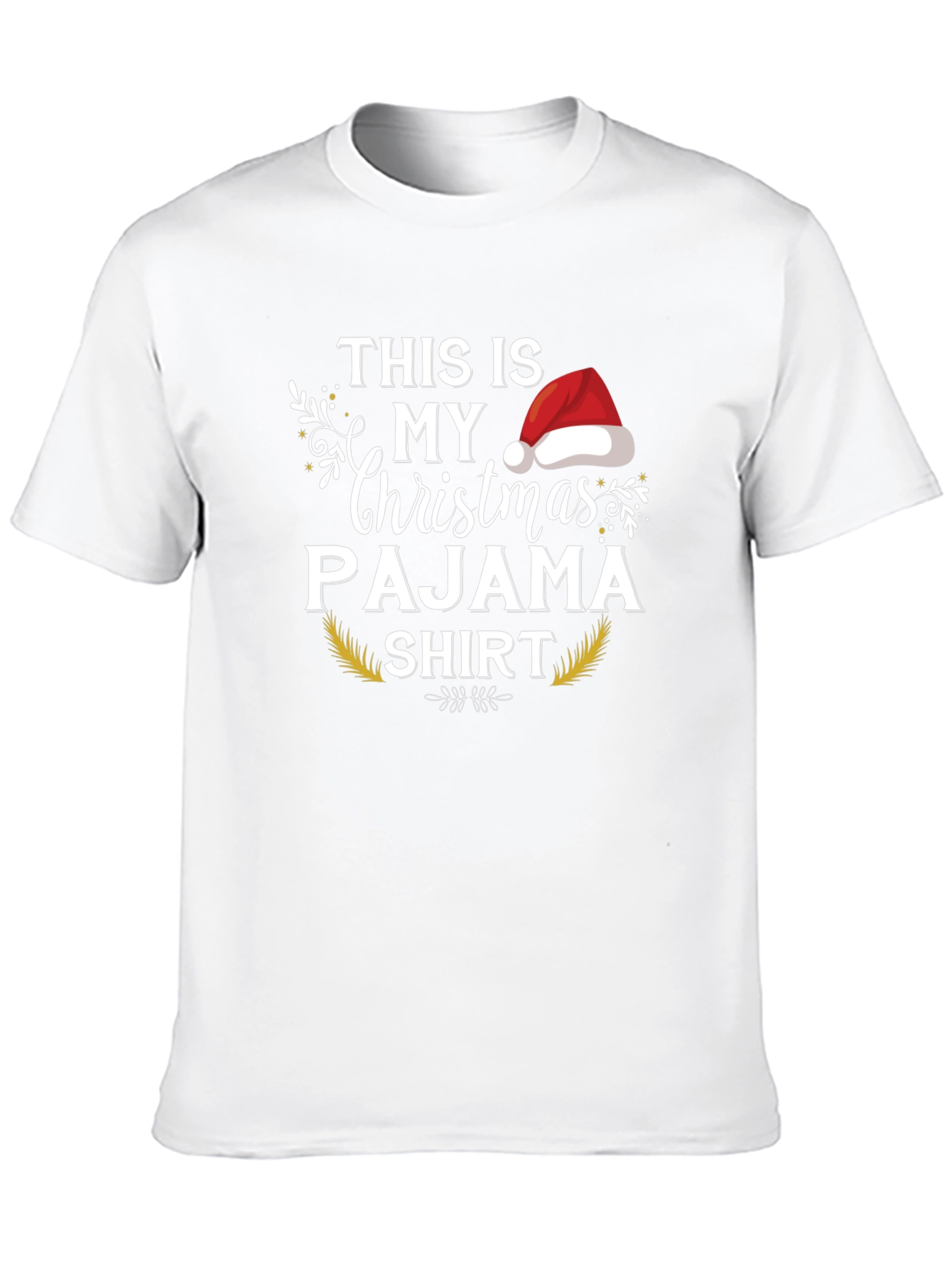 Christmas Pajama Shirt - Holiday Festive Tee