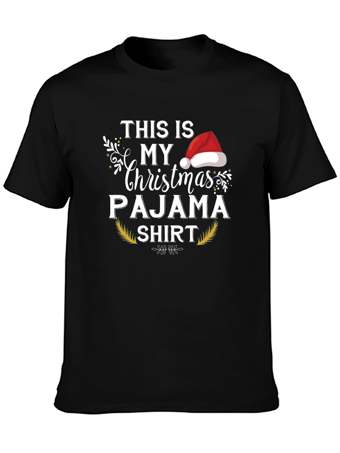 Christmas Pajama Shirt - Holiday Festive Tee