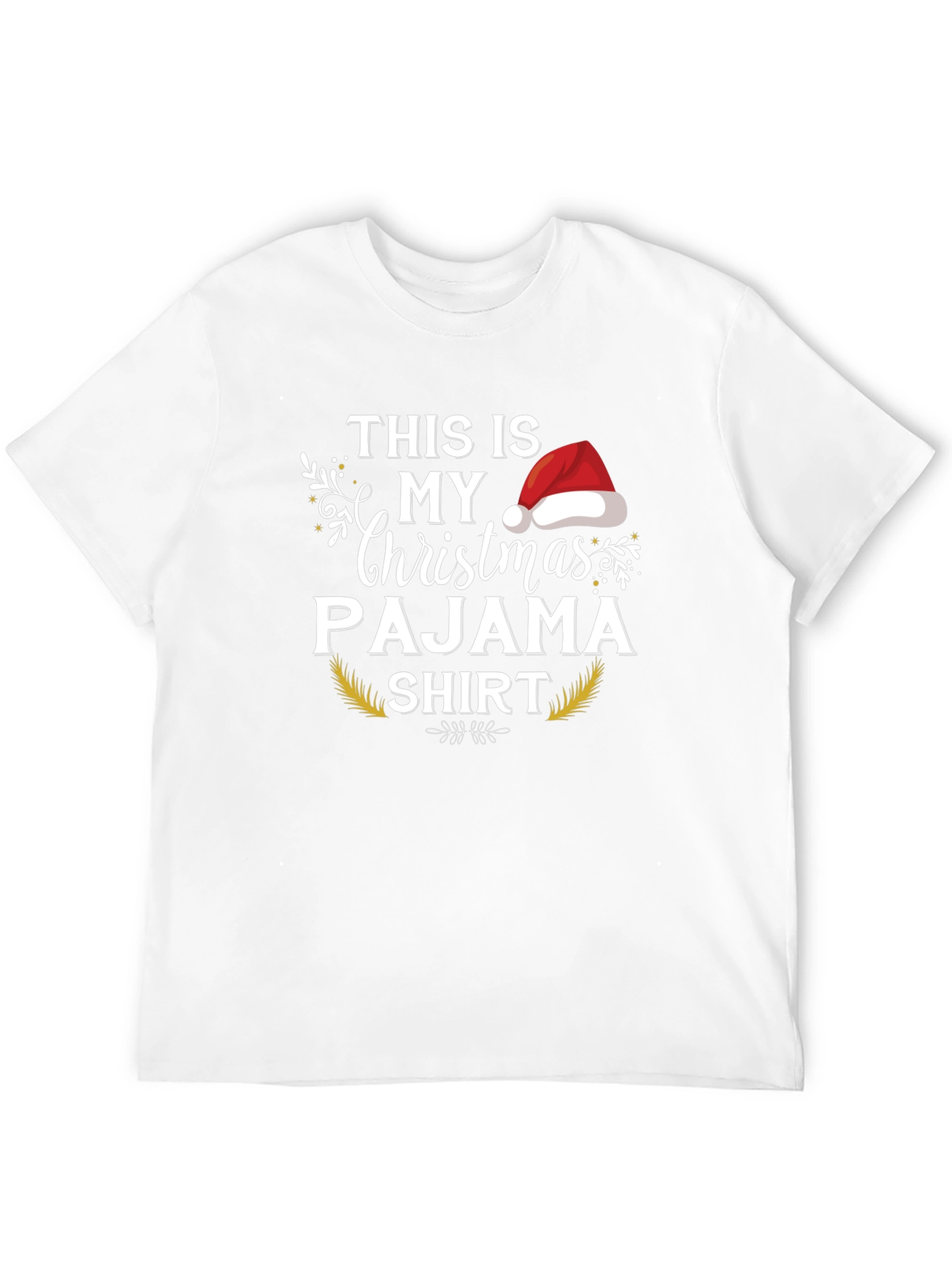 Christmas Pajama Shirt - Holiday Festive Tee