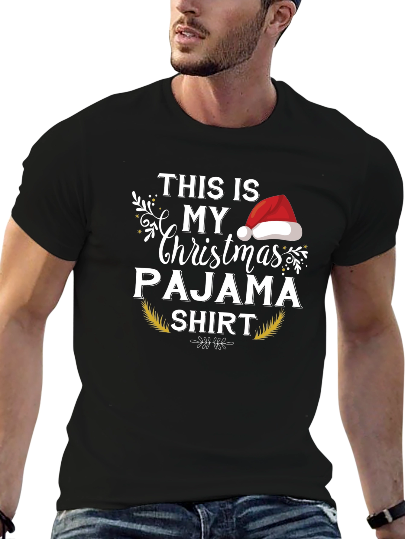 Christmas Pajama Shirt - Holiday Festive Tee