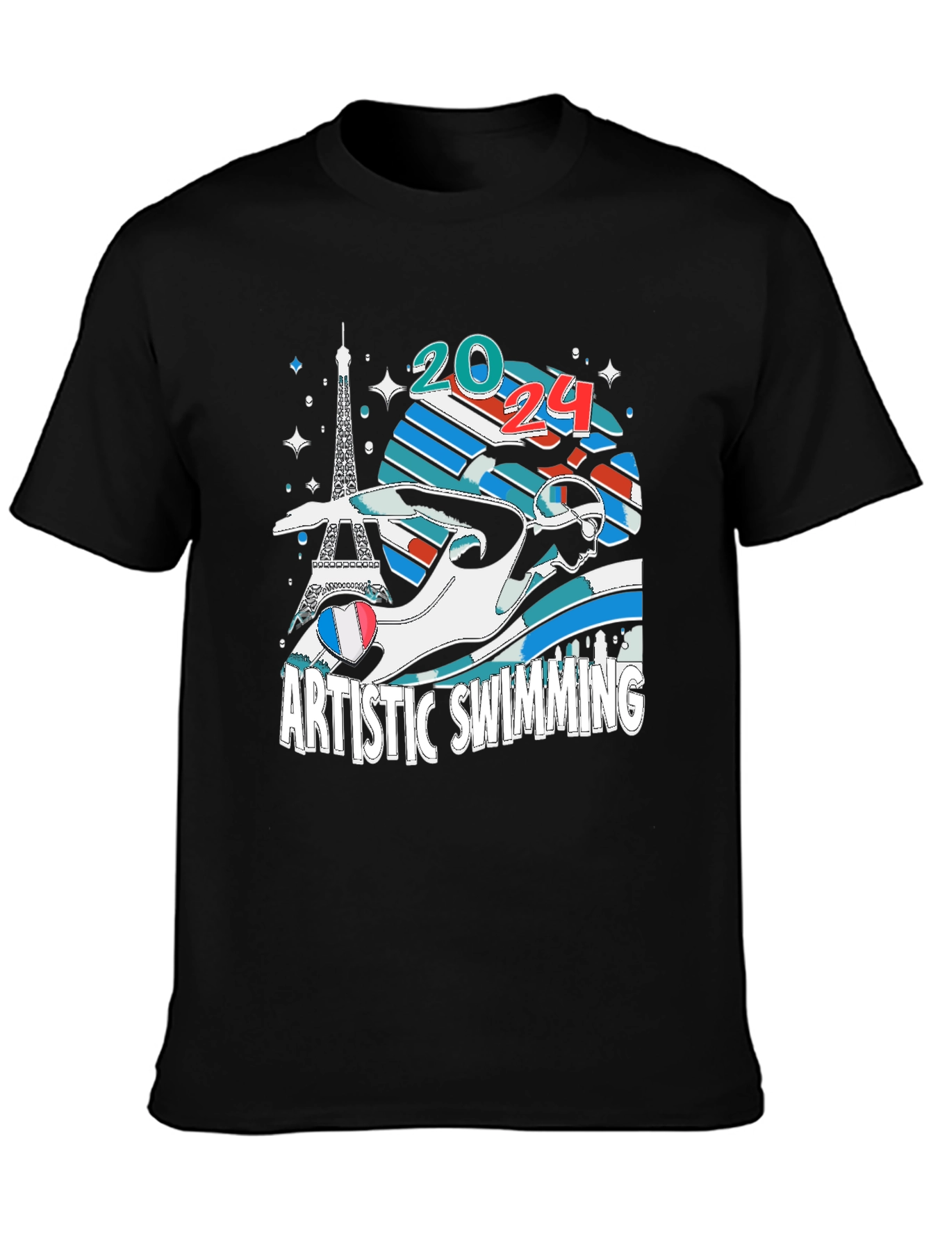 Artistic Swimming 2024 Paris T-Shirt