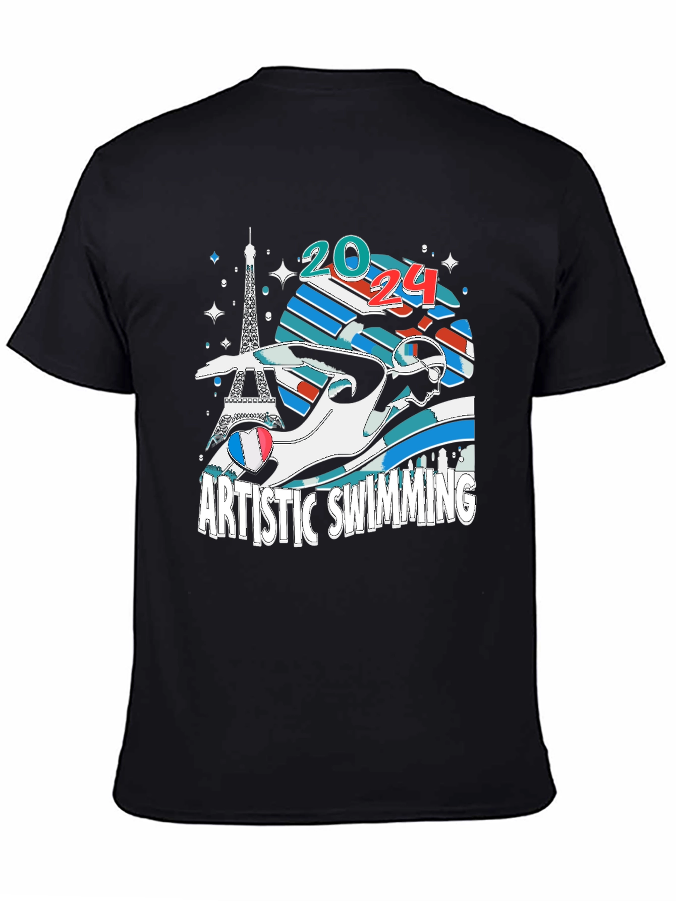 Artistic Swimming 2024 Paris T-Shirt