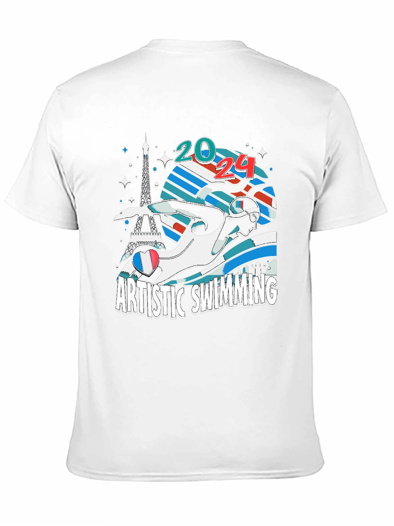 Artistic Swimming 2024 Paris T-Shirt