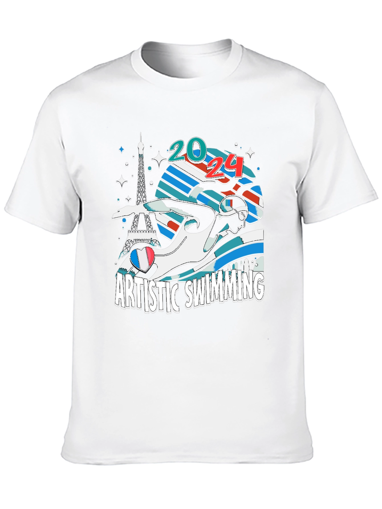 Artistic Swimming 2024 Paris T-Shirt