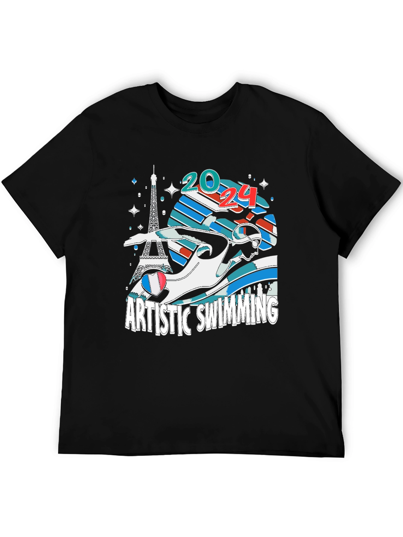 Artistic Swimming 2024 Paris T-Shirt
