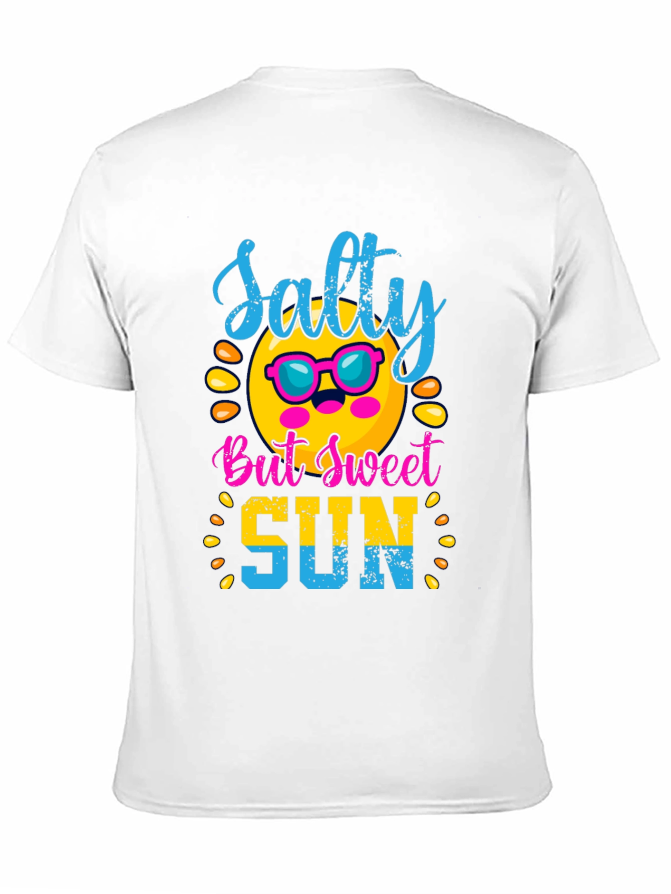 Salty But Sweet Sun Graphic Tee - Black
