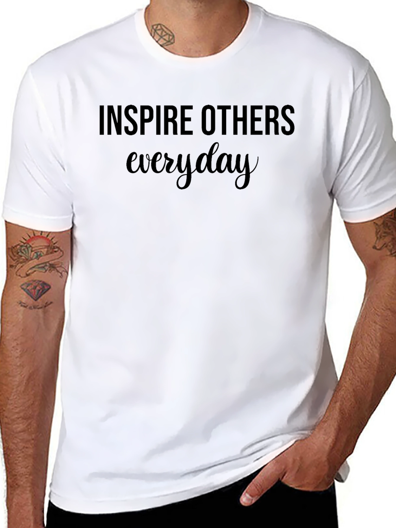 Inspire Others Everyday Black T-Shirt