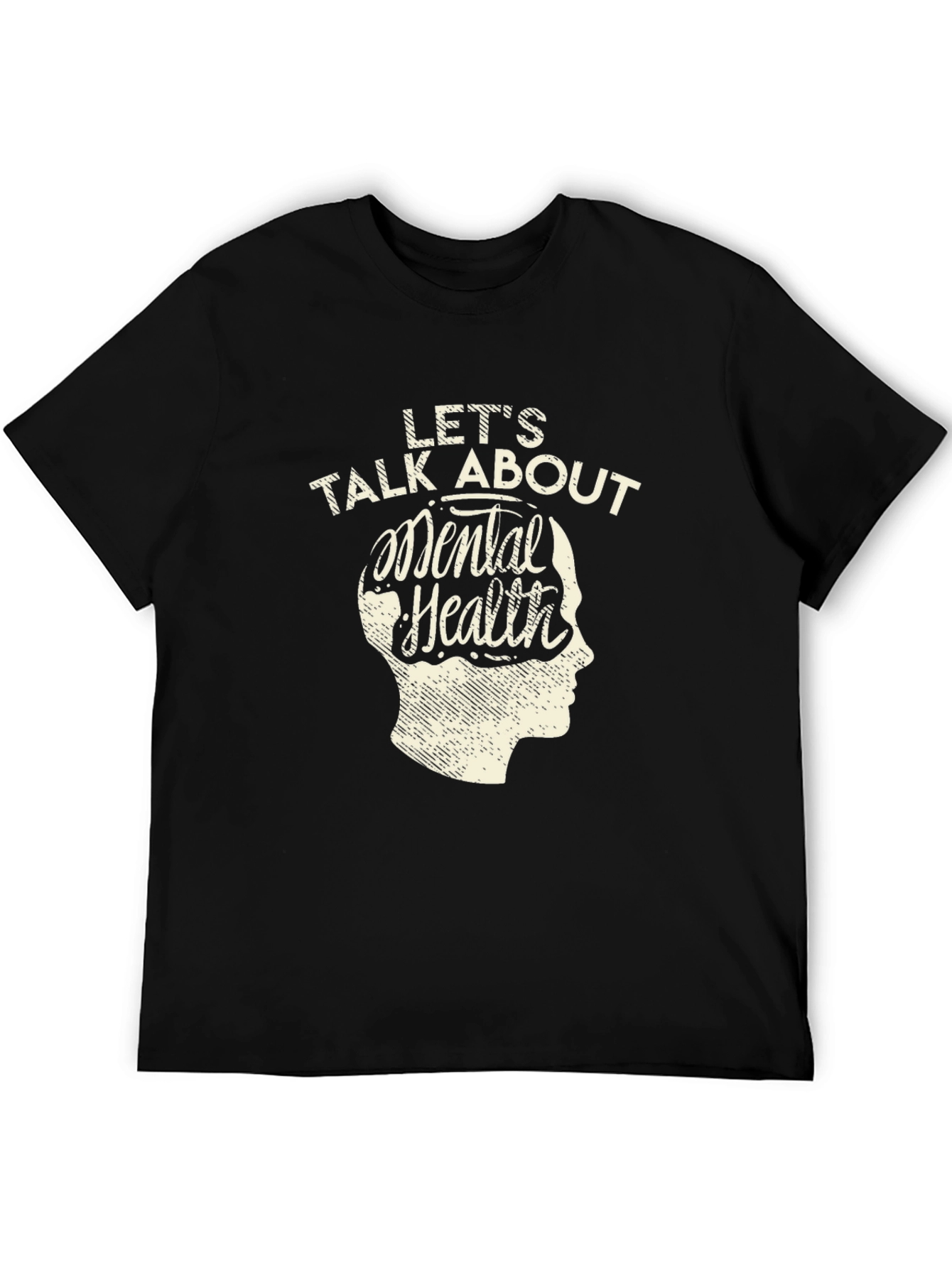 Lets Talk About Mental Health Graphic Tee