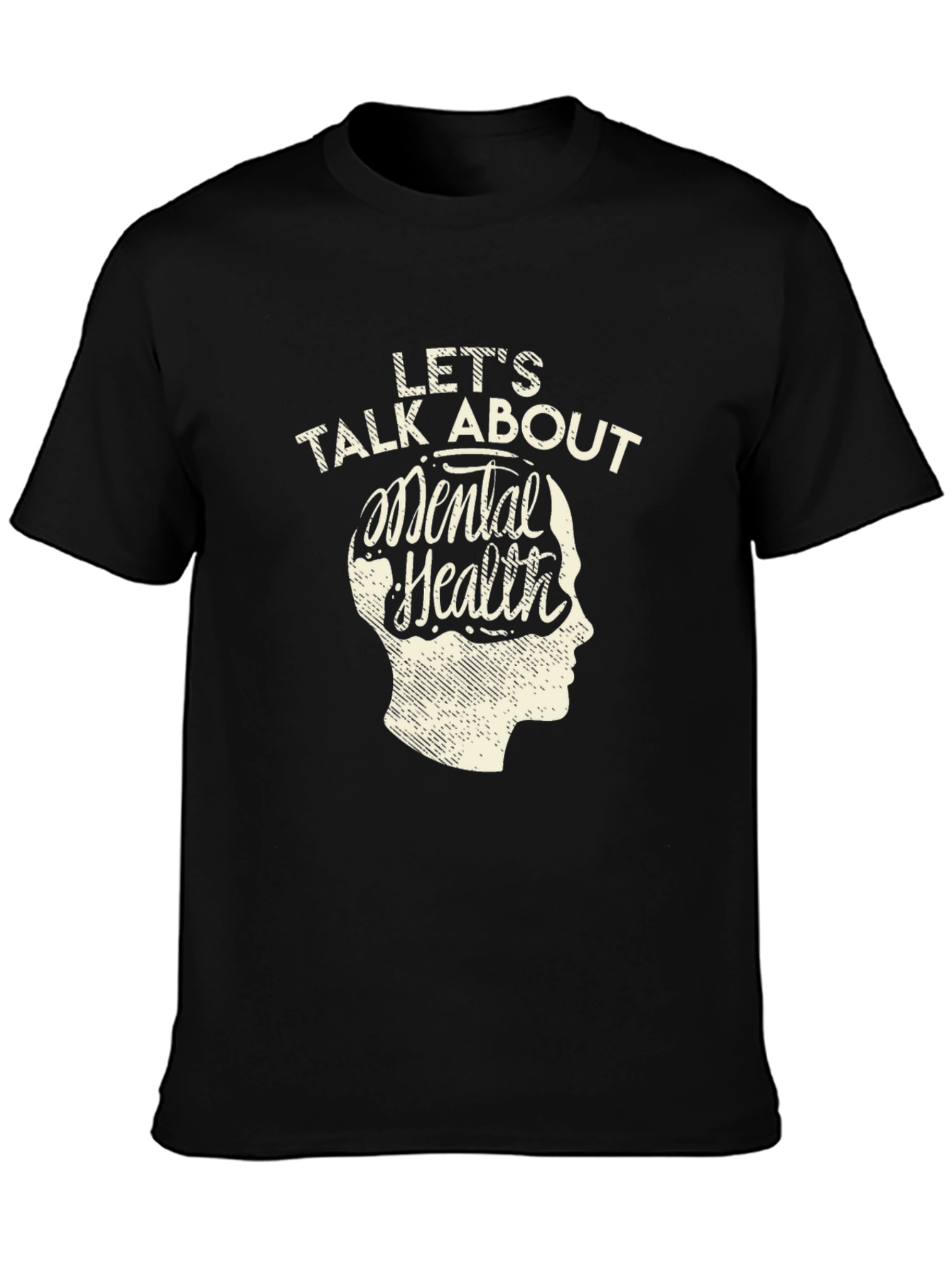 Lets Talk About Mental Health Graphic Tee