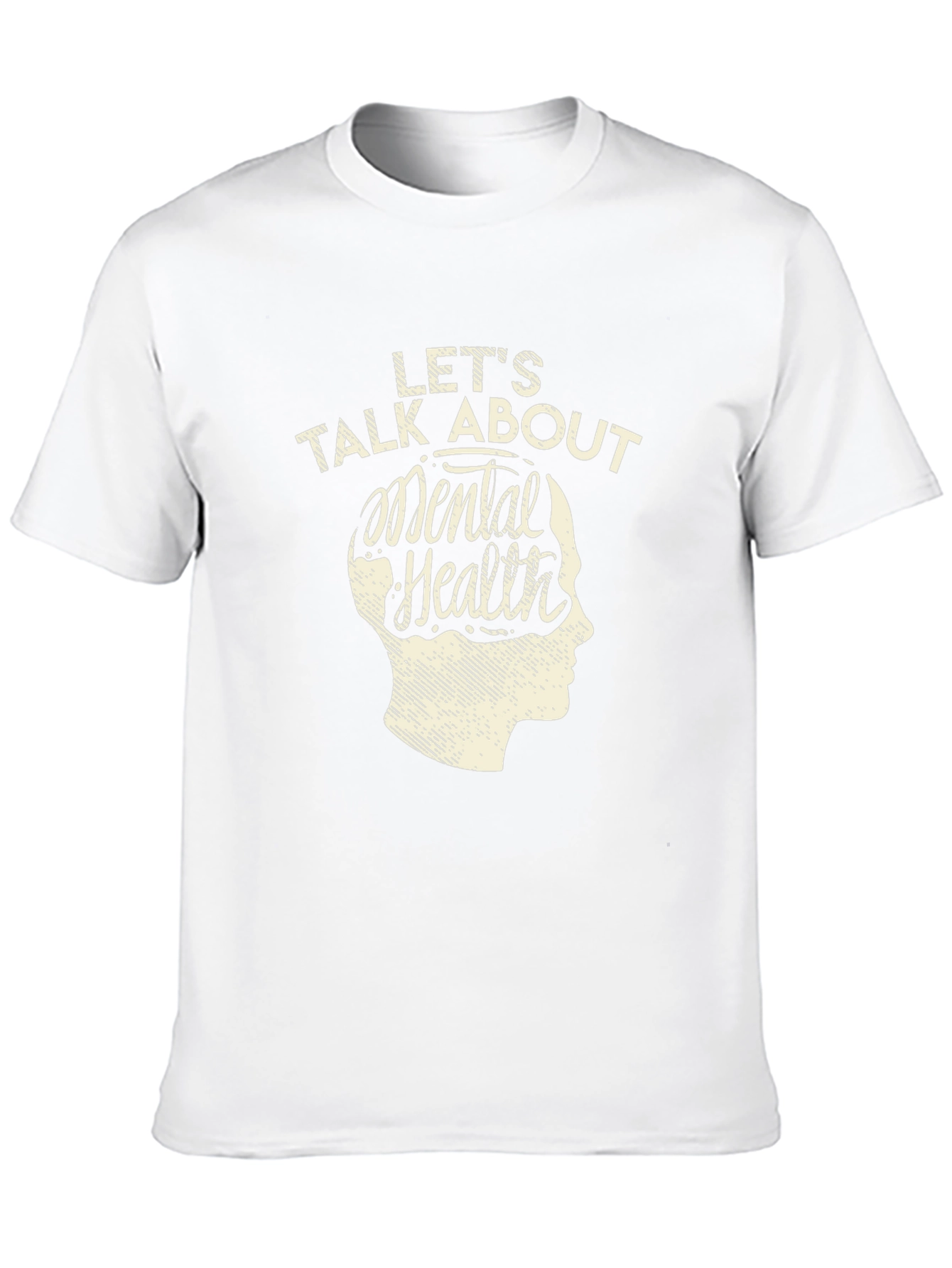 Lets Talk About Mental Health Graphic Tee