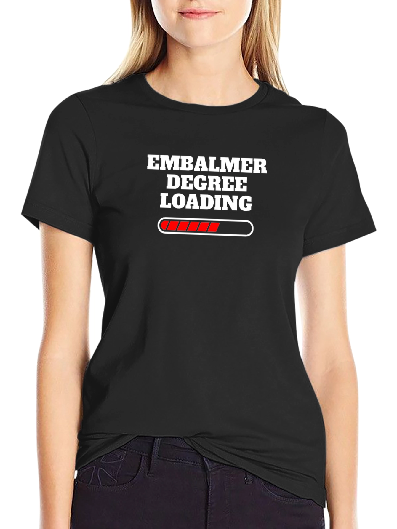 Embalmer Degree Loading Black T-Shirt
