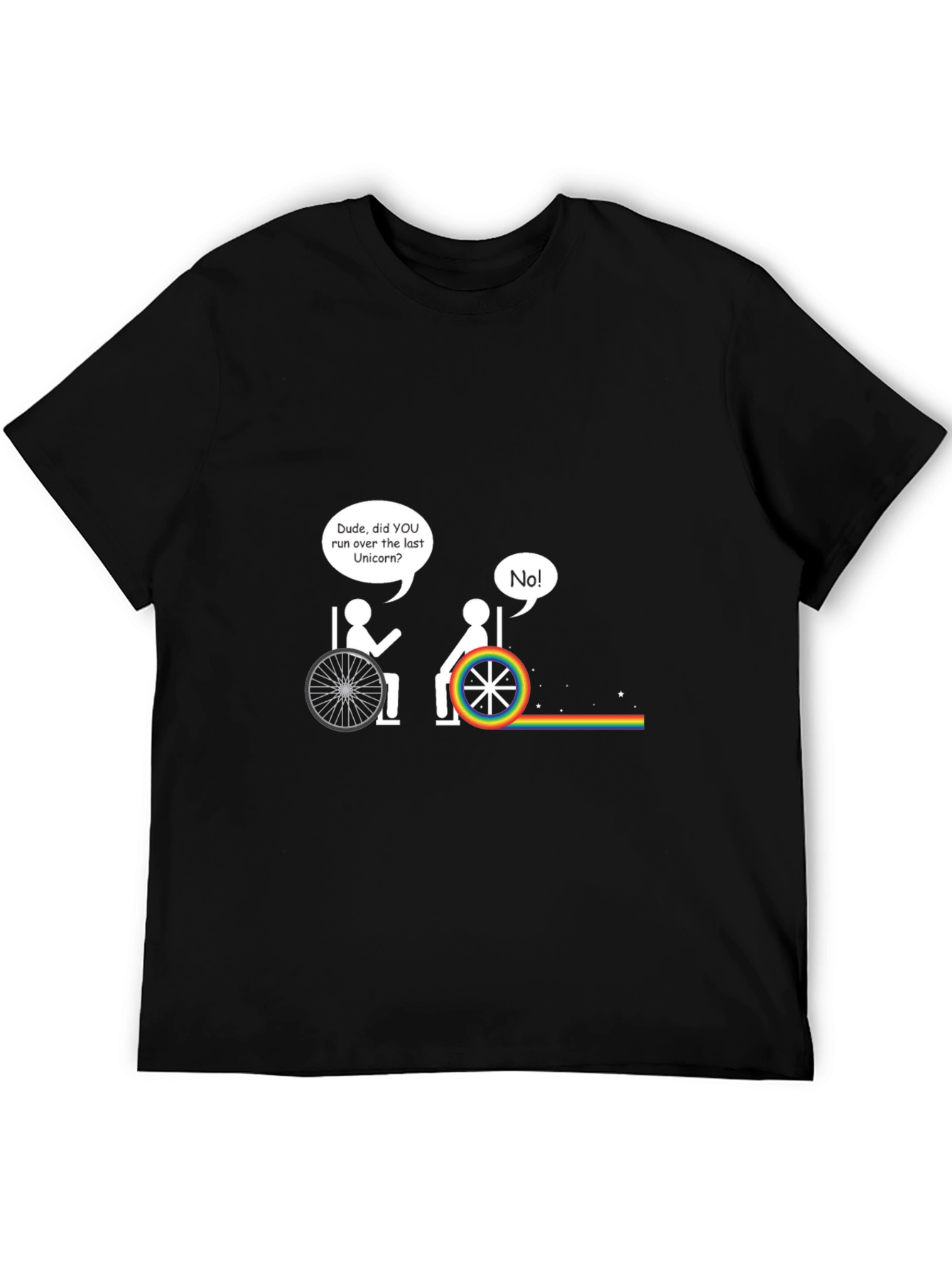 Funny Wheelchair Last Unicorn T-Shirt