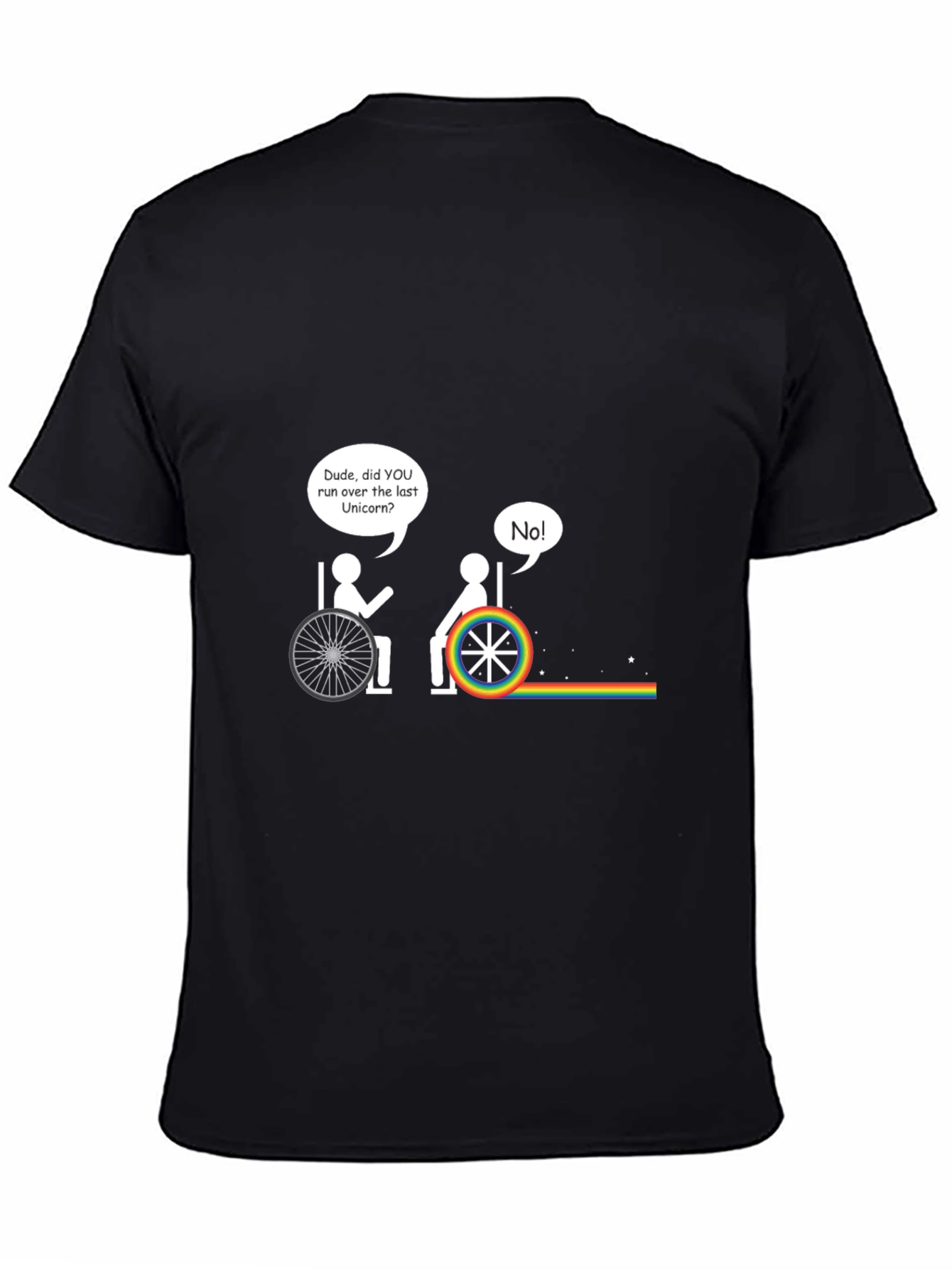 Funny Wheelchair Last Unicorn T-Shirt