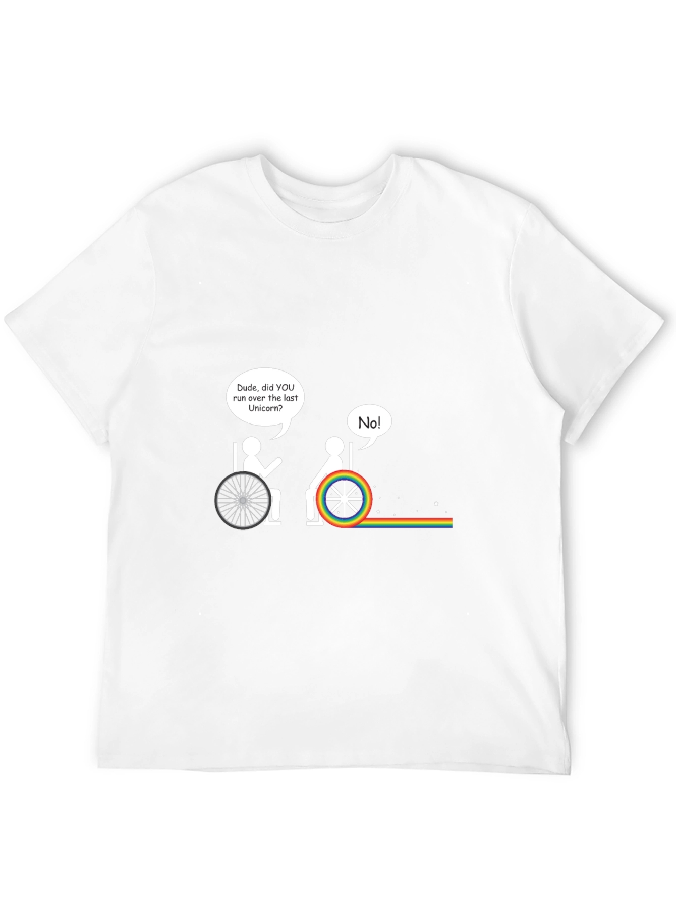 Funny Wheelchair Last Unicorn T-Shirt