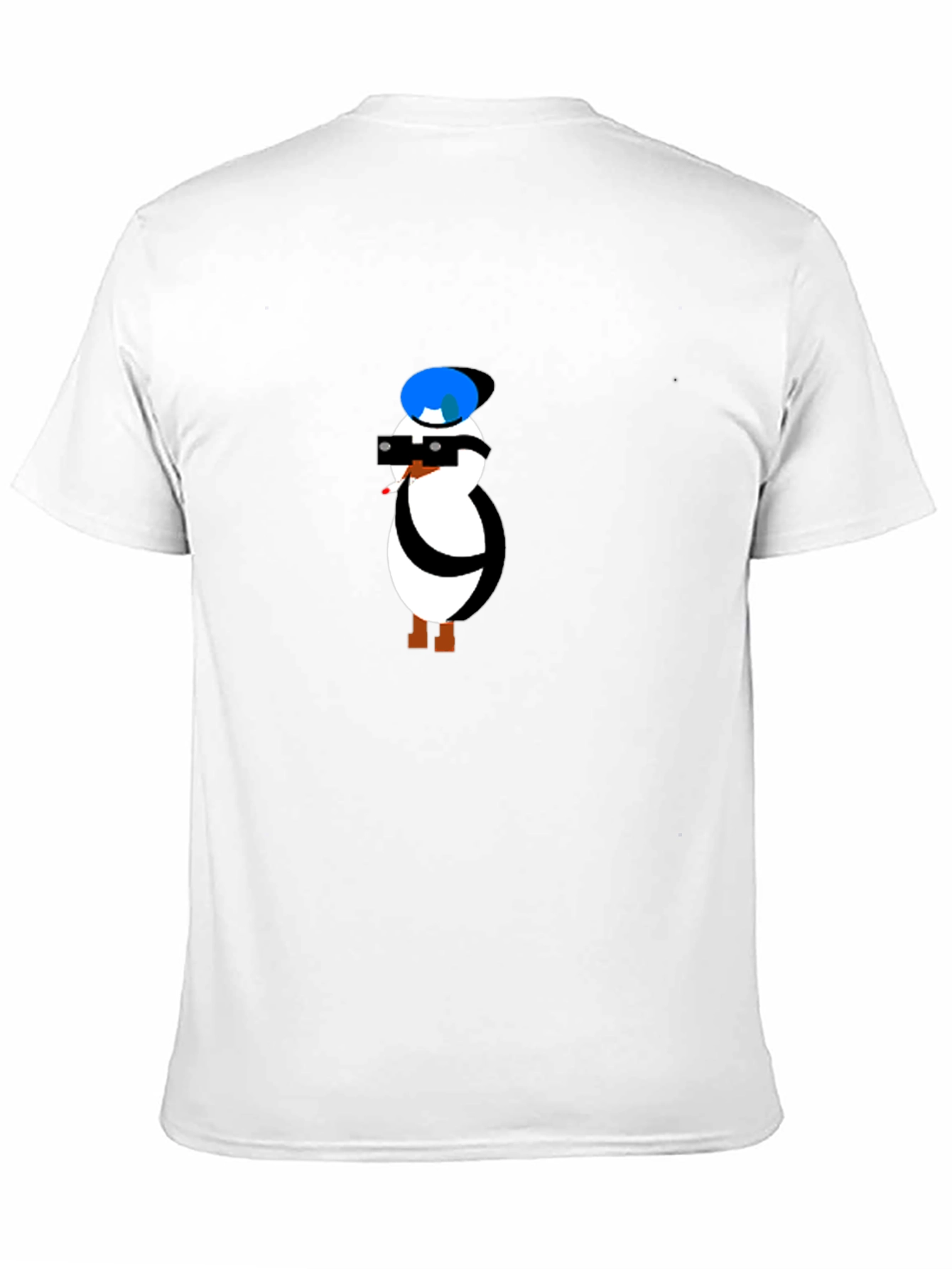 Cool Penguin Graphic Tee - Black T-Shirt