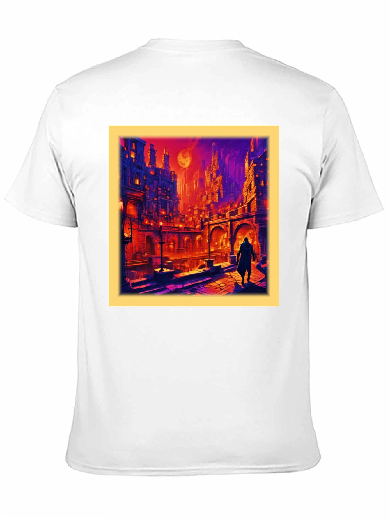 Urban Fantasy T-Shirt - Gothic Cityscape
