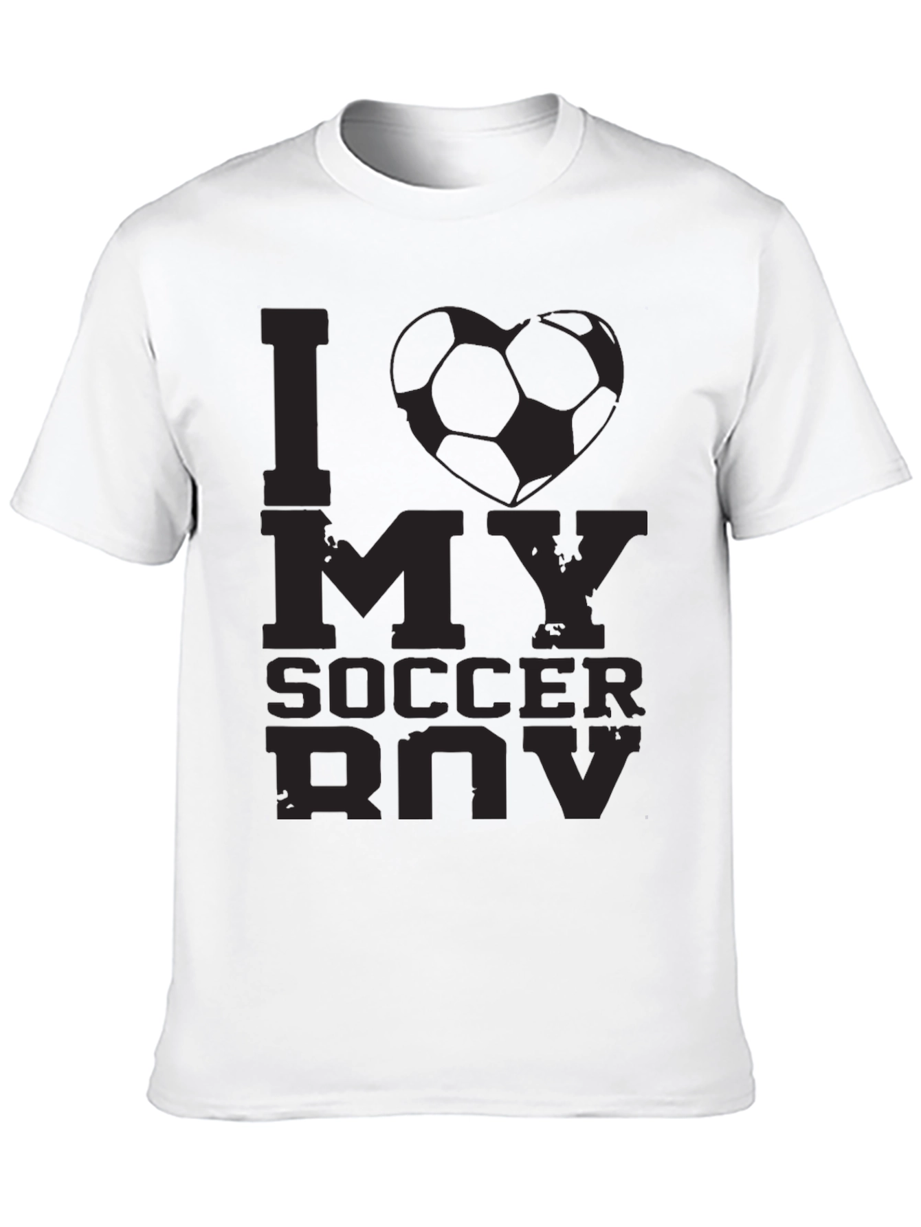 I Love My Soccer Boy - Novelty T-Shirt