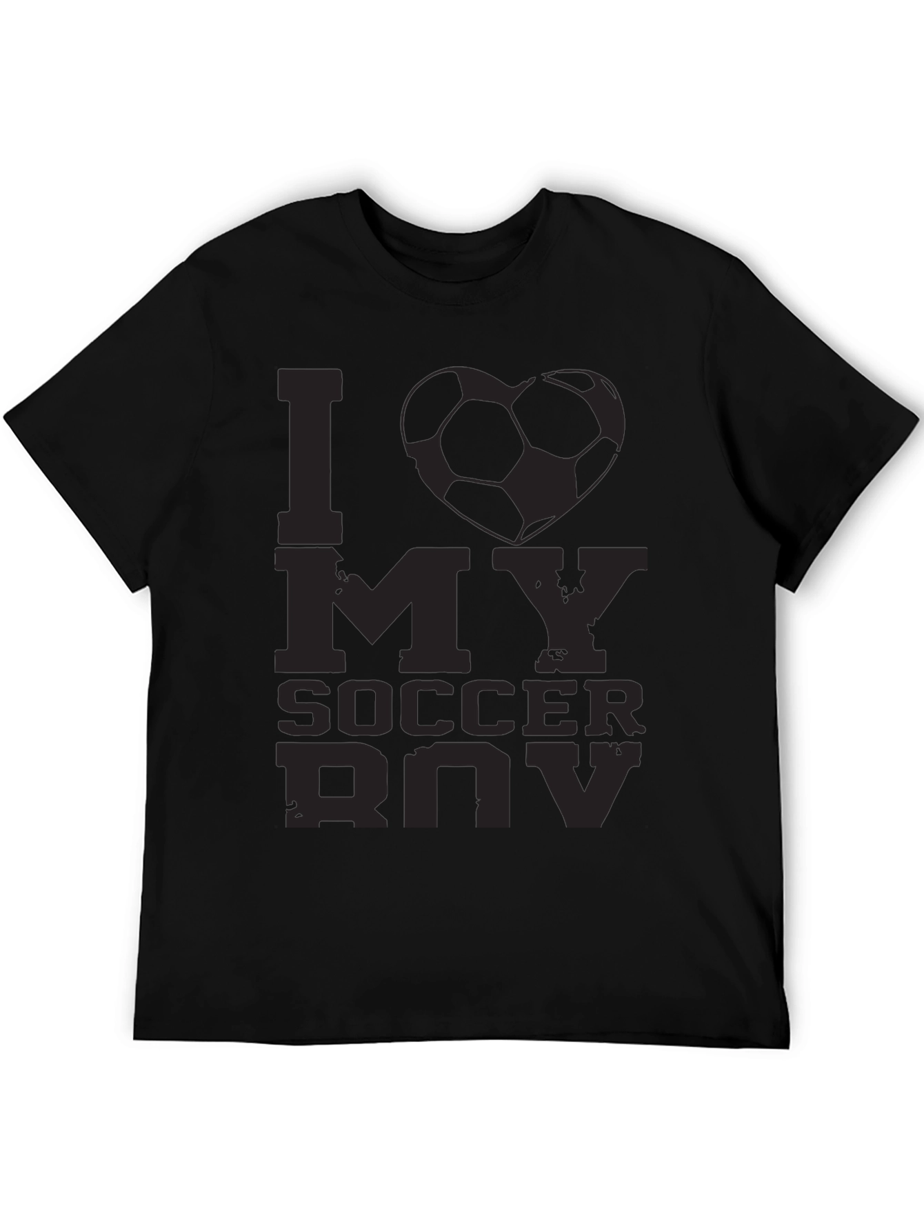 I Love My Soccer Boy - Novelty T-Shirt