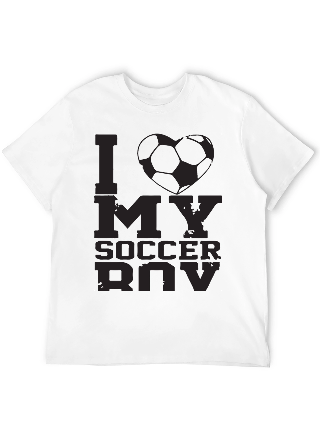 I Love My Soccer Boy - Novelty T-Shirt