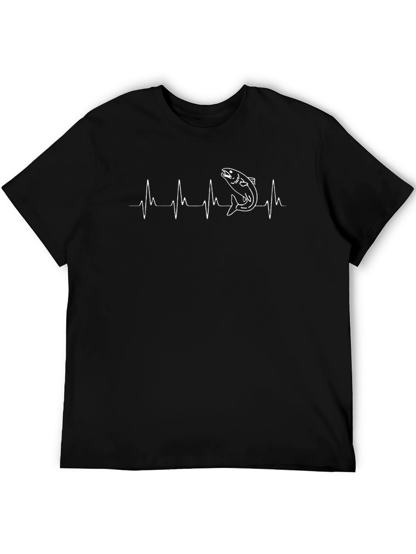 Fishing Heartbeat T-Shirt - Bass Angler Tee